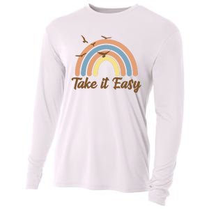 Take It Easy Rainbow Mental Health Cooling Performance Long Sleeve Crew