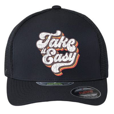 Take it Easy 70s Outfits for Vintage Aesthetic Flexfit Unipanel Trucker Cap