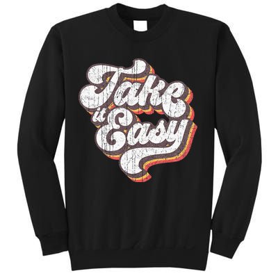 Take it Easy 70s Outfits for Vintage Aesthetic Sweatshirt