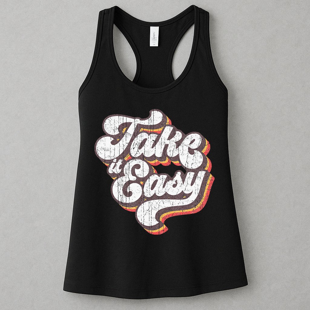 Take it Easy 70s Outfits for Vintage Aesthetic Womens Tank Top