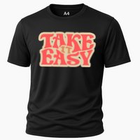 Take It Easy Retro Quote Performance Shirt
