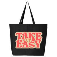 Take It Easy Retro Quote 25L Jumbo Tote