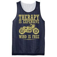 Therapy Is Expensive Wind Is Free Motorcycle Biker Mesh Reversible Basketball Jersey Tank