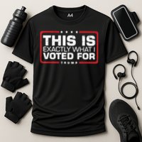 This is Exactly What I Voted For Trump Cooling Performance Crew T-Shirt