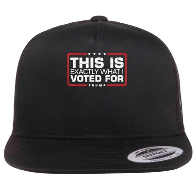 This is Exactly What I Voted For Trump Flatbill Hat