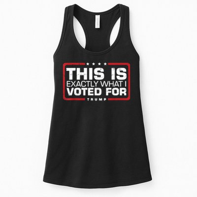 This is Exactly What I Voted For Trump Womens Tank Top