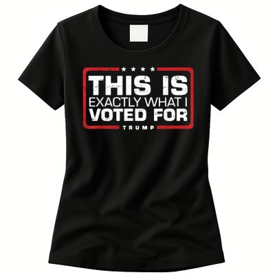 This is Exactly What I Voted For Trump Womens T-Shirt
