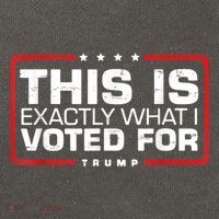 This is Exactly What I Voted For Trump Cotton Canvas Backpack