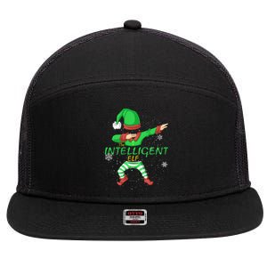 The Intelligent Elf 7 Panel Mesh Trucker Snapback Hat