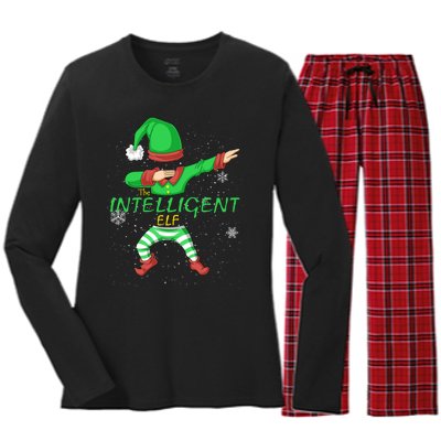 The Intelligent Elf Women's Long Sleeve Flannel Pajama Set 