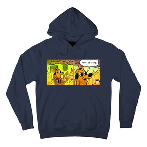 This Is Fine Meme Shirt Hoodie