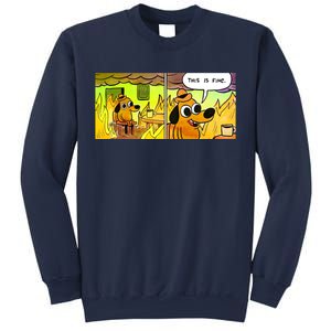 This Is Fine Meme Shirt Sweatshirt