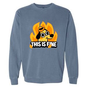 This Is Fine Garment-Dyed Sweatshirt