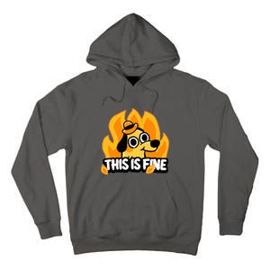 This Is Fine Tall Hoodie