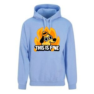 This Is Fine Unisex Surf Hoodie