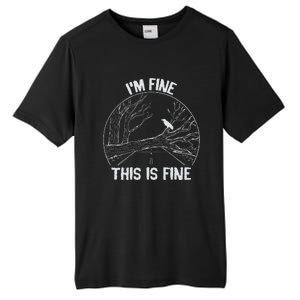 This Is Fine Tall Fusion ChromaSoft Performance T-Shirt