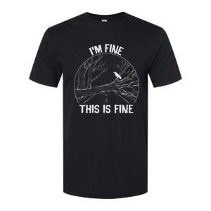 This Is Fine Softstyle CVC T-Shirt