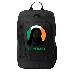 Tipperary Ireland Flag Jesus St Patricks Day Gift City Backpack