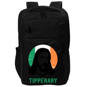 Tipperary Ireland Flag Jesus St Patricks Day Gift Impact Tech Backpack