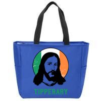 Tipperary Ireland Flag Jesus St Patricks Day Gift Zip Tote Bag