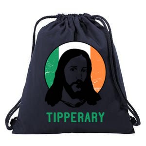 Tipperary Ireland Flag Jesus St Patricks Day Gift Drawstring Bag