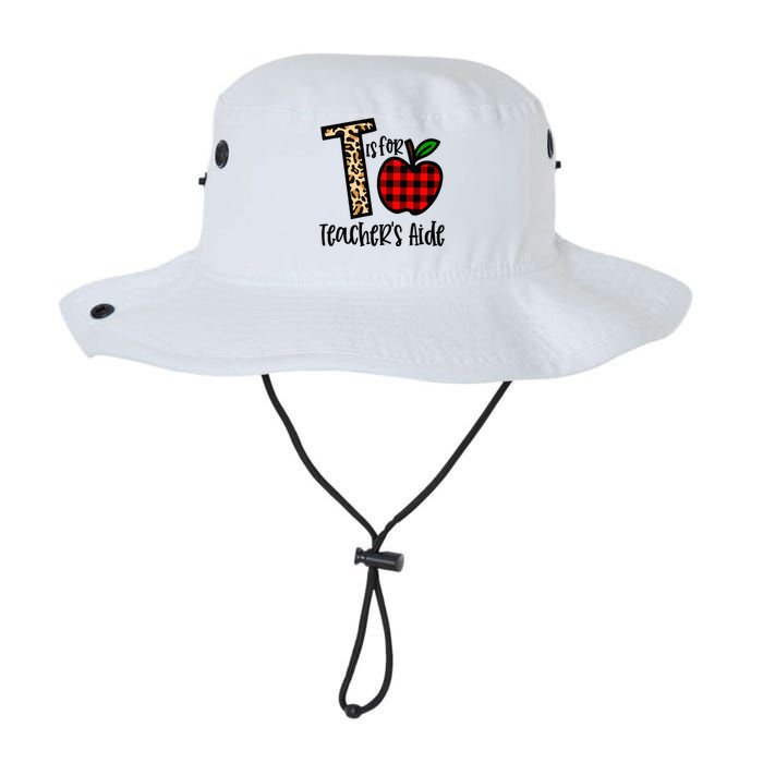 T Is For Teacher’s Aide Back To School Teacher Gift Legacy Cool Fit Booney Bucket Hat