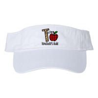 T Is For Teacher’s Aide Back To School Teacher Gift Valucap Bio-Washed Visor