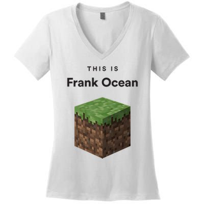 This Is Frank O.C.E.A.N Women's V-Neck T-Shirt