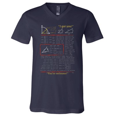 Trig Identities For You blackpenredpen V-Neck T-Shirt