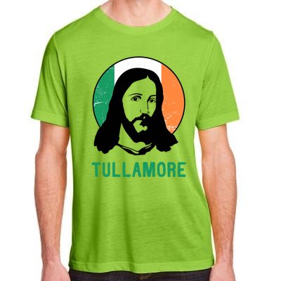 Tullamore Ireland Flag Jesus St Patricks Day Great Gift Adult ChromaSoft Performance T-Shirt