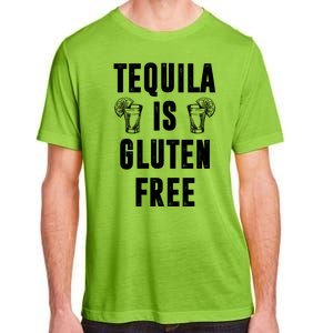 Tequila Is Gluten Free Funny Adult ChromaSoft Performance T-Shirt