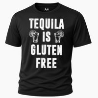 Tequila Is Gluten Free Funny Cooling Performance Crew T-Shirt