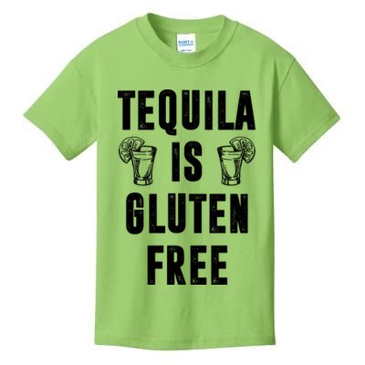 Tequila Is Gluten Free Funny Kids T-Shirt