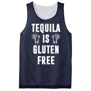 Tequila Is Gluten Free Funny Mesh Reversible Basketball Jersey Tank