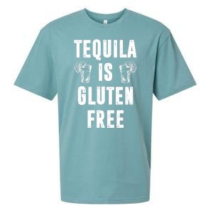 Tequila Is Gluten Free Funny Sueded Cloud Jersey T-Shirt