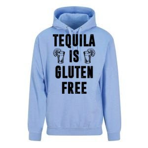 Tequila Is Gluten Free Funny Unisex Surf Hoodie