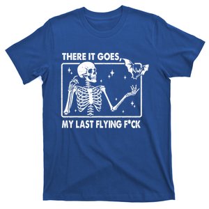 There It Goes My Last Flying F Skeletons Funny Halloween T-Shirt