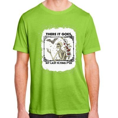 There It Goes My Last Flying F Halloween Skeleton Gift Adult ChromaSoft Performance T-Shirt