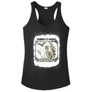 There It Goes My Last Flying F Halloween Skeleton Gift Ladies PosiCharge Competitor Racerback Tank