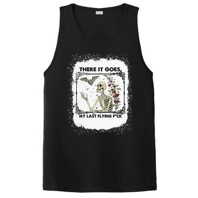 There It Goes My Last Flying F Halloween Skeleton Gift PosiCharge Competitor Tank