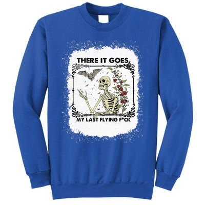 There It Goes My Last Flying F Halloween Skeleton Gift Sweatshirt