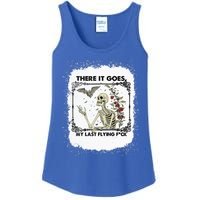 There It Goes My Last Flying F Halloween Skeleton Gift Ladies Essential Tank