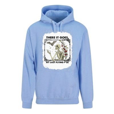 There It Goes My Last Flying F Halloween Skeleton Gift Unisex Surf Hoodie