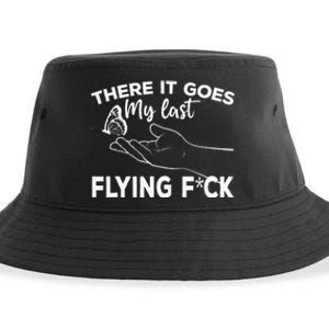 There It Goes My Last Flying Fuck Adult Humor Sarcastic Sustainable Bucket Hat