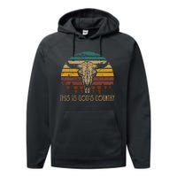 This Is GodS Music Country Bull Skulls Western Howdy Performance Fleece Hoodie