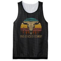 This Is GodS Music Country Bull Skulls Western Howdy Mesh Reversible Basketball Jersey Tank