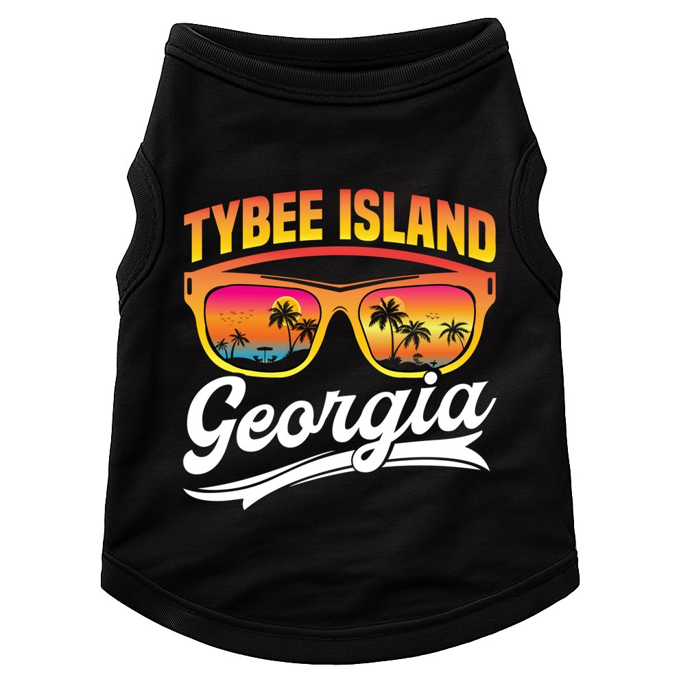 Tybee Island Georgia Vacation Summer Beach Tybee Island Cute Gift Doggie Tank