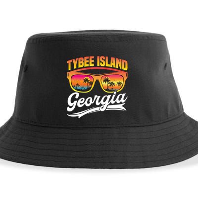 Tybee Island Georgia Vacation Summer Beach Tybee Island Cute Gift Sustainable Bucket Hat
