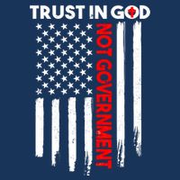 Trust In God Not The Government Patriotic Trust In God T Cooling Performance Crew T-Shirt