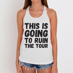 This Is Going To Run Women's Knotted Racerback Tank